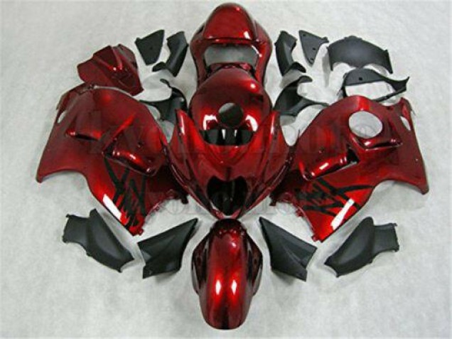 Großhandel GSXR 1300 Hayabusa 1996-2007 Motorrad Verkleidungen - Rot Schwarz Großhandel GSXR 1300 Hayabusa 1996-2007 Motorrad Verkleidungen - Rot Schwarz