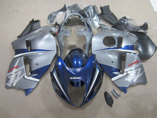 Großhandel GSXR 1300 Hayabusa 1996-2007 Motorrad Verkleidungen - Silber Blau Großhandel GSXR 1300 Hayabusa 1996-2007 Motorrad Verkleidungen - Silber Blau