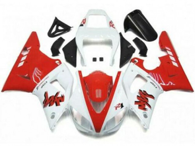 Großhandel R1 1998-1999 Motorrad Verkleidungen - Rot Weiß Großhandel R1 1998-1999 Motorrad Verkleidungen - Rot Weiß