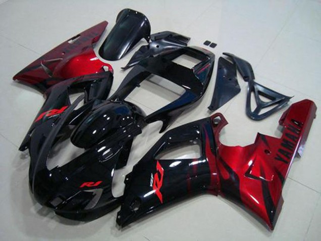 Großhandel R1 1998-1999 Motorrad Verkleidungen - Schwarz Rot Großhandel R1 1998-1999 Motorrad Verkleidungen - Schwarz Rot