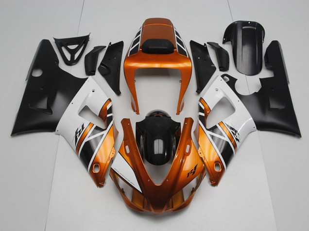 Großhandel R1 1998-1999 Motorrad Verkleidungen - Gold Weiß Schwarz Großhandel R1 1998-1999 Motorrad Verkleidungen - Gold Weiß Schwarz