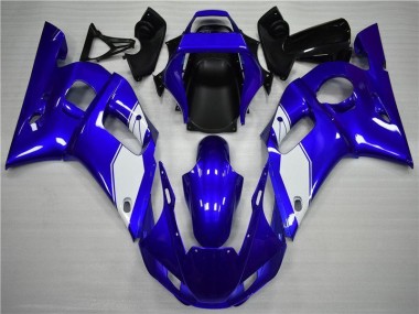 Großhandel R6 1998-2002 Motorrad Verkleidungen - Weiß Blau
