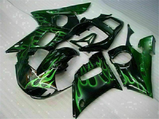 Großhandel R6 1998-2002 Motorrad Verkleidungen - Grün Schwarz Großhandel R6 1998-2002 Motorrad Verkleidungen - Grün Schwarz