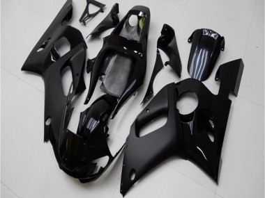 Großhandel R6 1998-2002 Motorrad Verkleidungen - Matt schwarz Glänzend