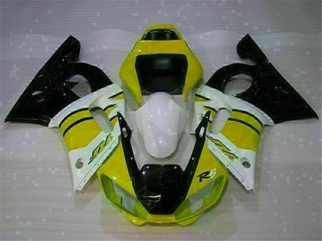 Großhandel R6 1998-2002 Motorrad Verkleidungen - Gelb Weiß Großhandel R6 1998-2002 Motorrad Verkleidungen - Gelb Weiß