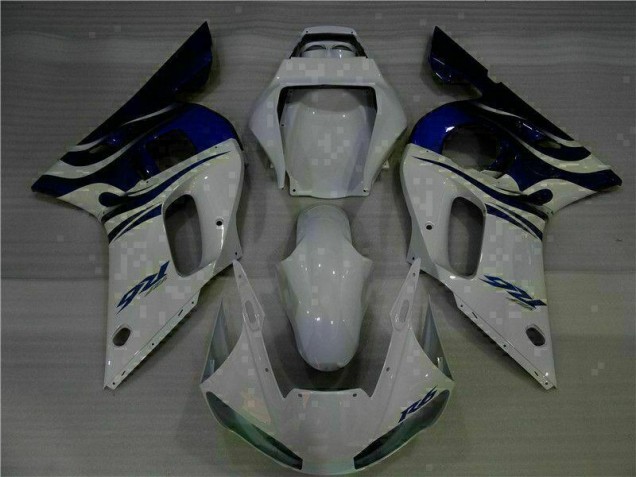 Großhandel R6 1998-2002 Motorrad Verkleidung - Weiß Blau Großhandel R6 1998-2002 Motorrad Verkleidung - Weiß Blau