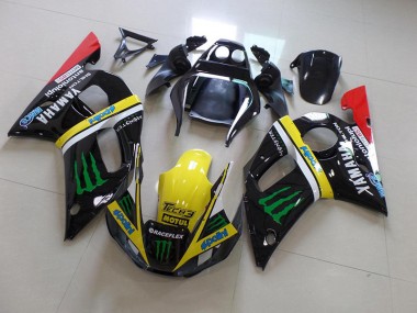 Großhandel R6 1998-2002 Motorrad Verkleidungen - Schwarz Gelbes Monster