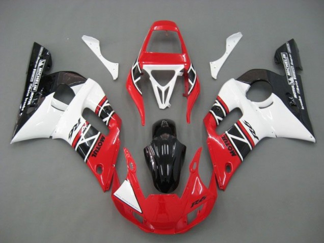 Großhandel R6 1998-2002 Motorrad Verkleidungen - Rot Weiß Schwarz Großhandel R6 1998-2002 Motorrad Verkleidungen - Rot Weiß Schwarz