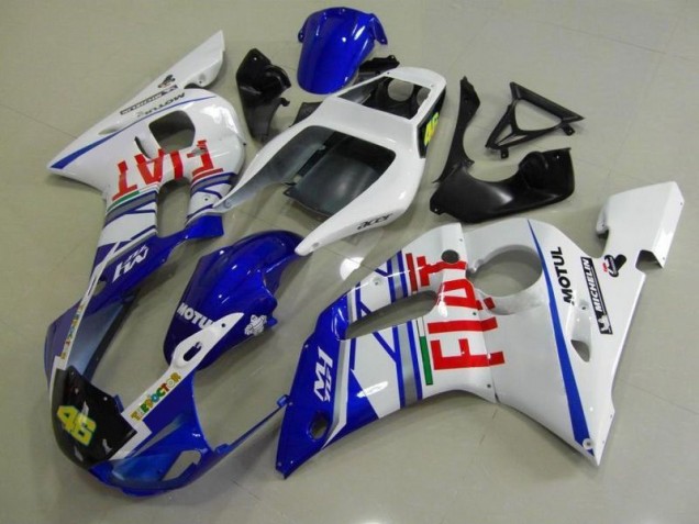 Großhandel R6 1998-2002 Motorrad Verkleidungen - Blau Weiß Fiat Großhandel R6 1998-2002 Motorrad Verkleidungen - Blau Weiß Fiat