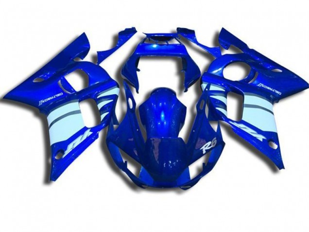 Großhandel R6 1998-2002 Motorrad Verkleidungen - Blau und Weiß Großhandel R6 1998-2002 Motorrad Verkleidungen - Blau und Weiß