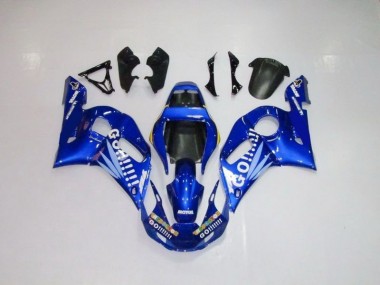 Großhandel R6 1998-2002 Motorrad Verkleidungen - Blau Weiße Go Motul