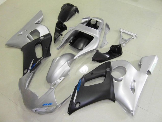 Großhandel R6 1998-2002 Motorrad Verkleidungen - Schwarz Silber Großhandel R6 1998-2002 Motorrad Verkleidungen - Schwarz Silber