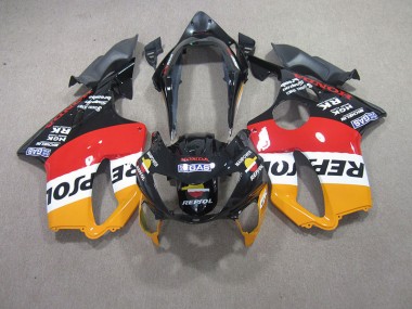 Großhandel CBR 600 F4 1999-2000 Motorrad Verkleidungen - Rot Schwarz Repsol