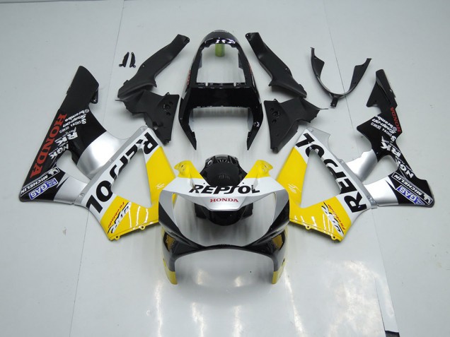 Großhandel CBR 900 RR 929 2000-2001 Motorrad Verkleidungen - Gelb Silber Schwarz Repsol Großhandel CBR 900 RR 929 2000-2001 Motorrad Verkleidungen - Gelb Silber Schwarz Repsol