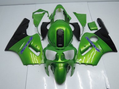 Großhandel ZX12R 2000-2001 Motorrad Verkleidungen - Grün und Schwarz