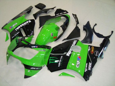 Großhandel ZX12R 2000-2001 Motorrad Verkleidungen - Grünes Monster