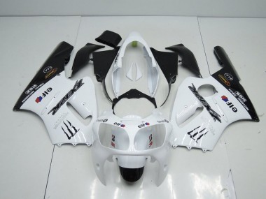 Großhandel ZX12R 2000-2001 Motorrad Verkleidungen - Weiß Monster