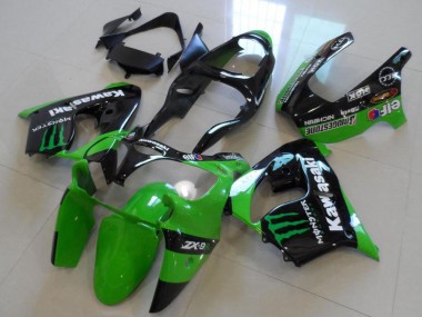 Großhandel ZX9R 2000-2001 Motorrad Verkleidungen - Grünes Monster
