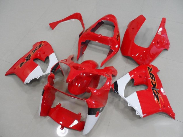 Großhandel ZX9R 2000-2001 Motorrad Verkleidungen - Rot und Weiß Großhandel ZX9R 2000-2001 Motorrad Verkleidungen - Rot und Weiß