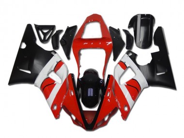Großhandel R1 2000-2001 Motorrad Verkleidungen - Rot Weiß Schwarz