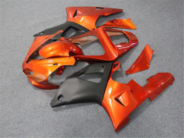 Großhandel R1 2000-2001 Motorrad Verkleidungen - Orange Schwarz Großhandel R1 2000-2001 Motorrad Verkleidungen - Orange Schwarz