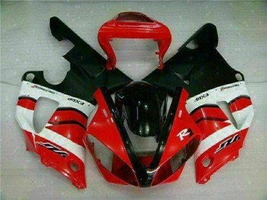 Großhandel R1 2000-2001 Motorrad Verkleidungen Komplett Sets - Rot