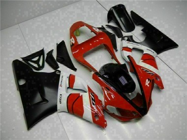 Großhandel R1 2000-2001 Motorrad Verkleidungen - Rot Schwarz