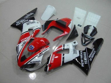 Großhandel R1 2000-2001 Motorrad Verkleidungen - Rot Glänzend Schwarz
