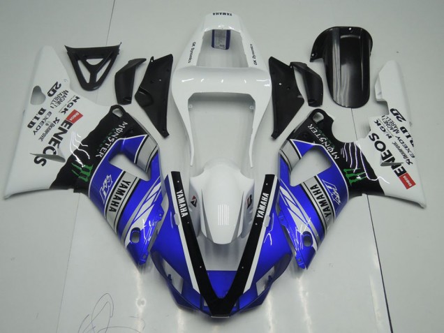 Großhandel R1 2000-2001 Motorrad Verkleidungen - Blau Weiß ENEOS Monster Großhandel R1 2000-2001 Motorrad Verkleidungen - Blau Weiß ENEOS Monster