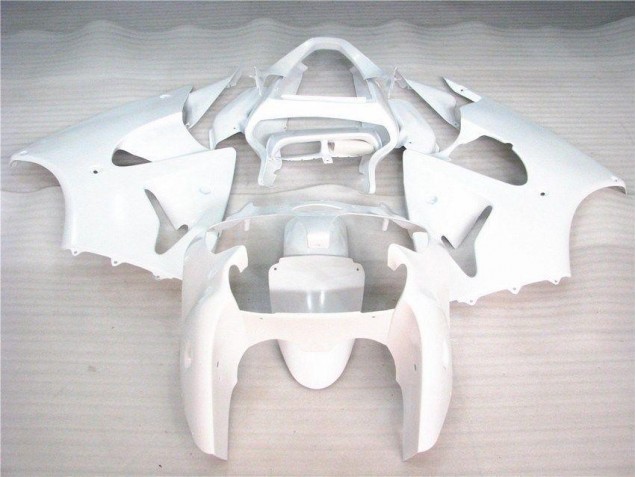 Großhandel ZX6R 2000-2002 Motorrad Verkleidungen - Glänzend Weiß Großhandel ZX6R 2000-2002 Motorrad Verkleidungen - Glänzend Weiß