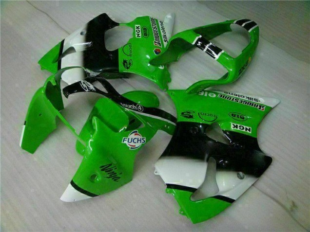 Großhandel ZX6R 2000-2002 Motor Verkleidungen - Grün Schwarz Großhandel ZX6R 2000-2002 Motor Verkleidungen - Grün Schwarz