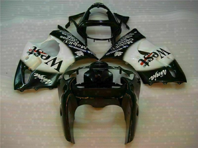 Großhandel ZX6R 2000-2002 Motorrad Verkleidungen - Schwarzer West Ninja Großhandel ZX6R 2000-2002 Motorrad Verkleidungen - Schwarzer West Ninja
