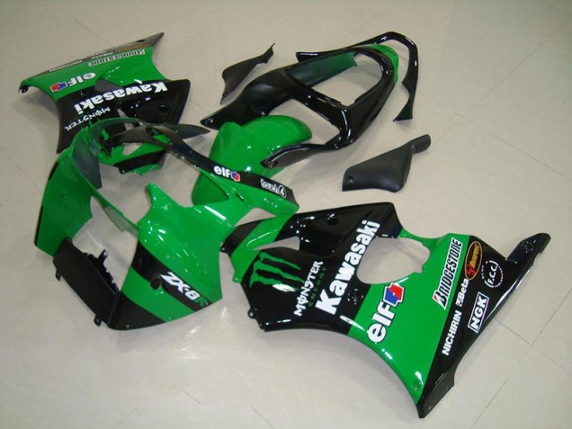 Großhandel ZX6R 2000-2002 Motorrad Verkleidungen - Grünes Monster Großhandel ZX6R 2000-2002 Motorrad Verkleidungen - Grünes Monster