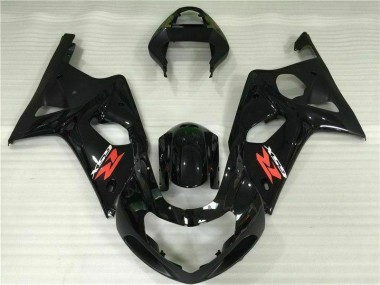 Großhandel GSXR 1000 K1 2000-2002 Motorrad Verkleidungen - Schwarz