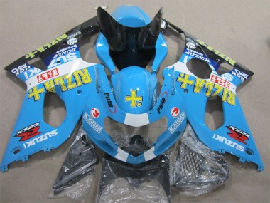 Großhandel GSXR 1000 K1 2000-2002 Motorrad Verkleidungen - Blau Rizla