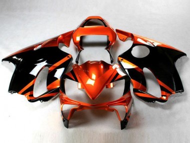 Großhandel CBR 600 F4i 2001-2003 Motorrad Vollverkleidung - Orange Schwarz