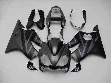 Großhandel CBR 600 F4i 2001-2003 Motorrad Verkleidungen - Matt Schwarz Grau