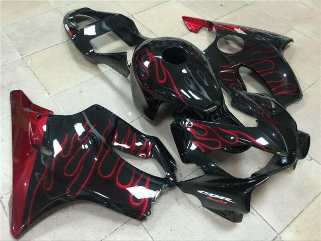 Großhandel CBR 600 F4i 2001-2003 Motorrad Verkleidungen - Rot Flamme Großhandel CBR 600 F4i 2001-2003 Motorrad Verkleidungen - Rot Flamme