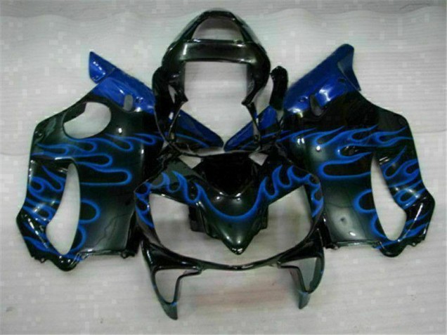 Großhandel CBR 600 F4i 2001-2003 Motorrad Verkleidungen - Blau Flammen Großhandel CBR 600 F4i 2001-2003 Motorrad Verkleidungen - Blau Flammen