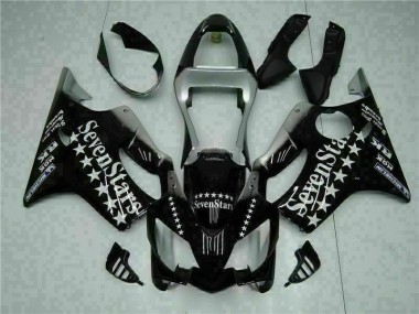 Großhandel CBR 600 F4i 2001-2003 Motorrad Verkleidungen - Schwarz Weißes SevenStarss