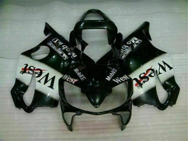 Großhandel CBR 600 F4i 2001-2003 Motorrad Verkleidungen - Weiß Schwarz West
