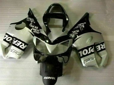 Großhandel CBR 600 F4i 2001-2003 Motorrad Verkleidungen - Schwarz Silber Repsol
