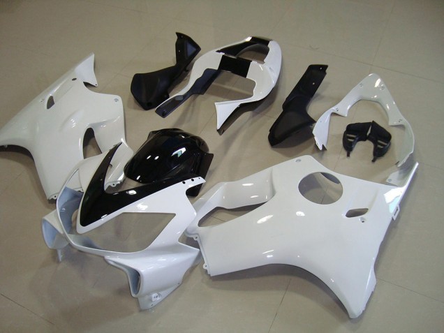 Großhandel CBR 600 F4i 2001-2003 Motorrad Verkleidungen - Weiß mit Schwarz Streifen Großhandel CBR 600 F4i 2001-2003 Motorrad Verkleidungen - Weiß mit Schwarz Streifen