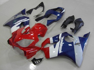 Großhandel CBR 600 F4i 2001-2003 Motorrad Verkleidungen - Rot Blau Silber