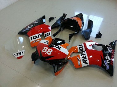 Großhandel CBR 600 F4i 2001-2003 Motorrad Verkleidungen - Rennen Repsol 88