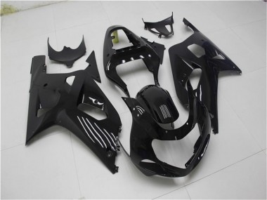 Großhandel GSXR 600 / 750 K1 K2 K3 2001-2003 Motorrad VollVerkleidungen & Plastik - Schwarz