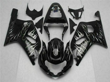 Großhandel GSXR 600 / 750 K1 K2 K3 2001-2003 Motorrad Verkleidungen - Schwarz