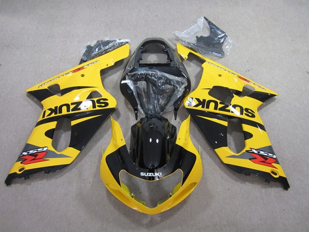 Großhandel GSXR 600 K1 K2 K3 2001-2003 Motorrad Verkleidungen - Gelb Schwarz Großhandel GSXR 600 K1 K2 K3 2001-2003 Motorrad Verkleidungen - Gelb Schwarz