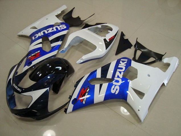 Großhandel GSXR 750 K1 K2 K3 2001-2003 Motorrad Verkleidung - Blau Weiß Großhandel GSXR 750 K1 K2 K3 2001-2003 Motorrad Verkleidung - Blau Weiß