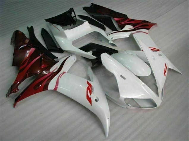 Großhandel R1 2002-2003 Motorrad Vollverkleidung - Weiß Großhandel R1 2002-2003 Motorrad Vollverkleidung - Weiß